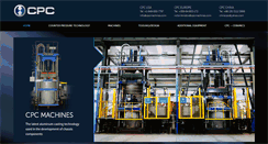 Desktop Screenshot of cpcmachines.com